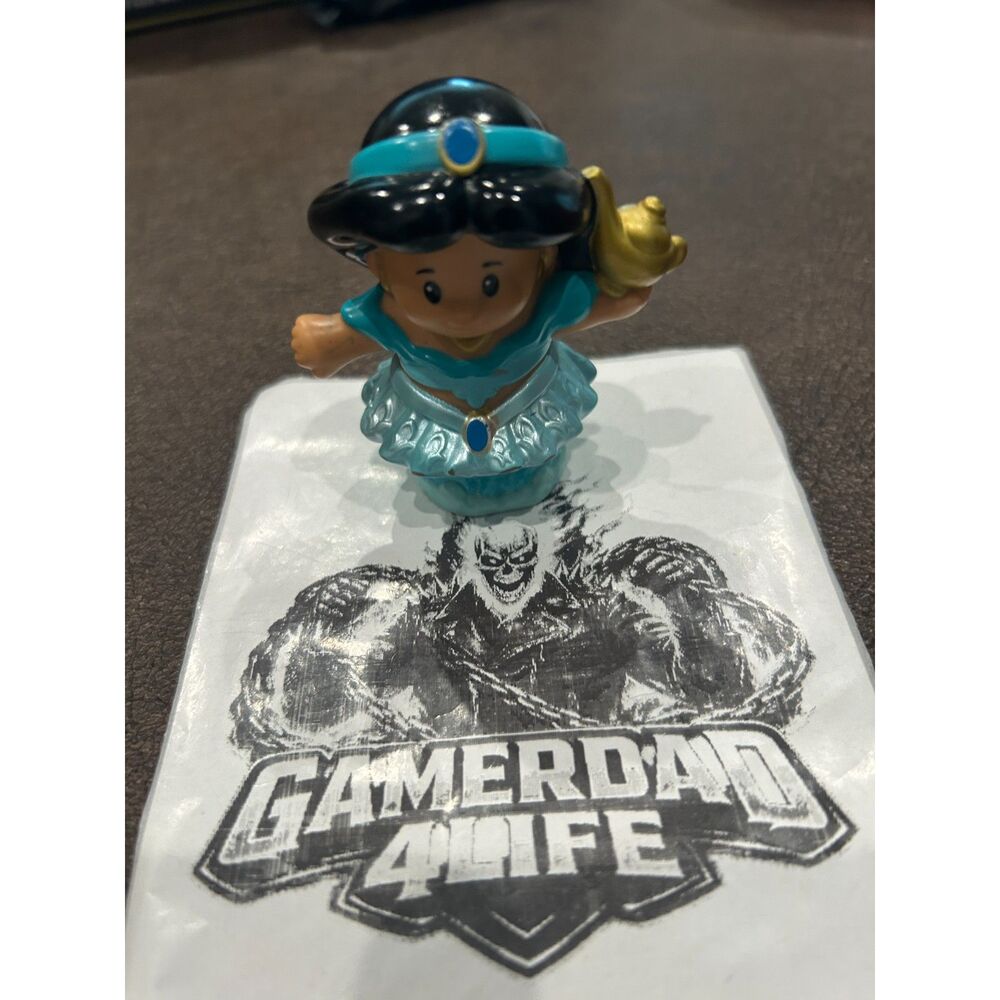 Fisher-Price Little People Disney Princess Jasmine with Genie Lamp Toy Figure